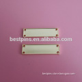 rectangle shape blank gold bag plate